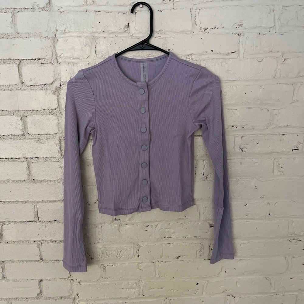 NWT Outdoor Voices CozyRib Cropped Cardigan - Size S